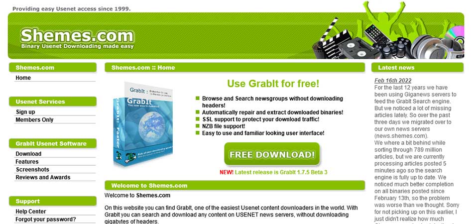 GrabIt Newsreader Review